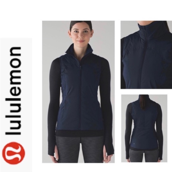 Lululemon | RUN FOR COLD | Primaloft and Glyde Vest | Inkwell | NWT | M - Picture 1 of 7